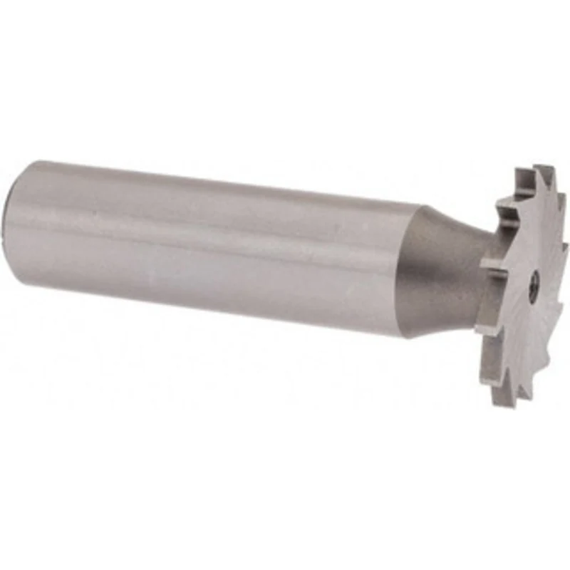 Made in USA 7/8 Cut Diam, 5/64 Cut Width, 1/2 Shank, Straight-Tooth Woodruff Keyseat Cutter High Speed Steel, Uncoate...